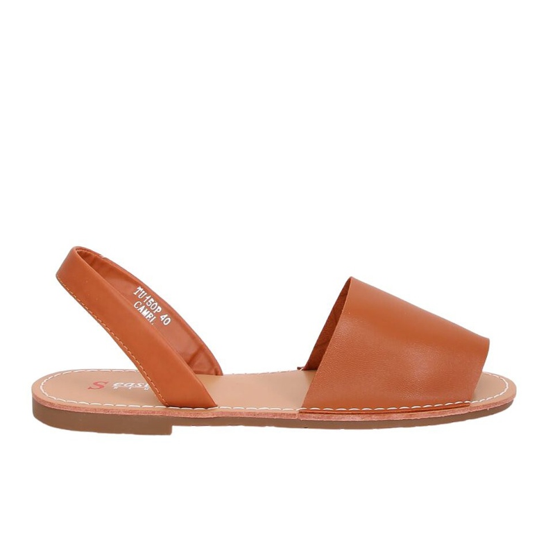 Cammello TU150P Sandali da donna color cammello marrone