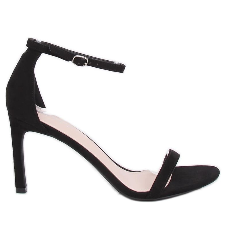 Sandali neri su tacco alto NF-31P Black nero