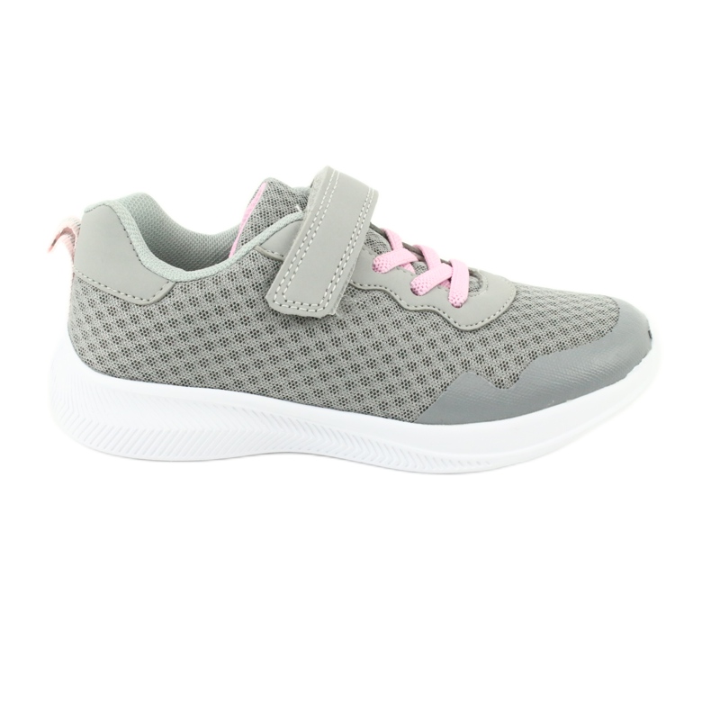 Evento 20dz55-2312 scarpe sportive per velcro grigio rosa