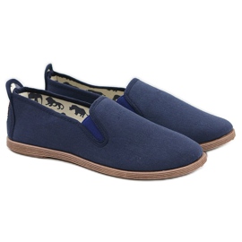 LIBRAPOP Sneakers Livo Espadrillas blu navy in tessuto da uomo
