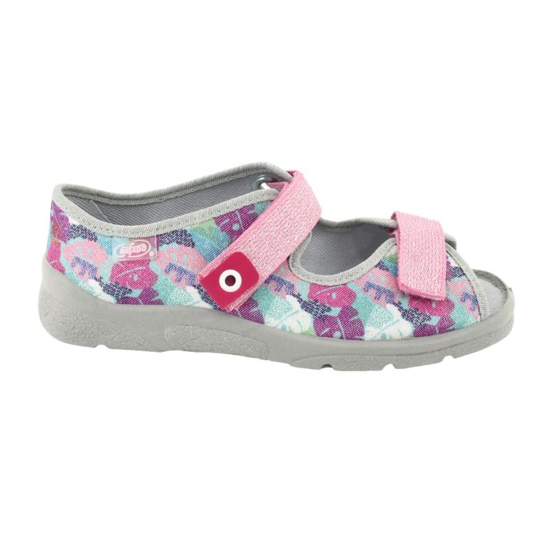 Scarpe per bambini Befado 969X149 rosa grigio multicolore