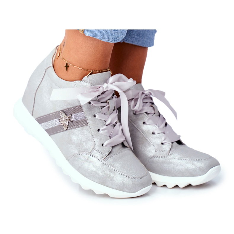 Sneakers da donna M.DASZYŃSKI Grigio SA170-2