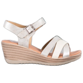 Sea Elves Sandali Leggeri In Ecopelle d'oro