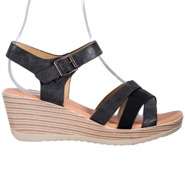 Sea Elves Sandali Leggeri In Ecopelle nero
