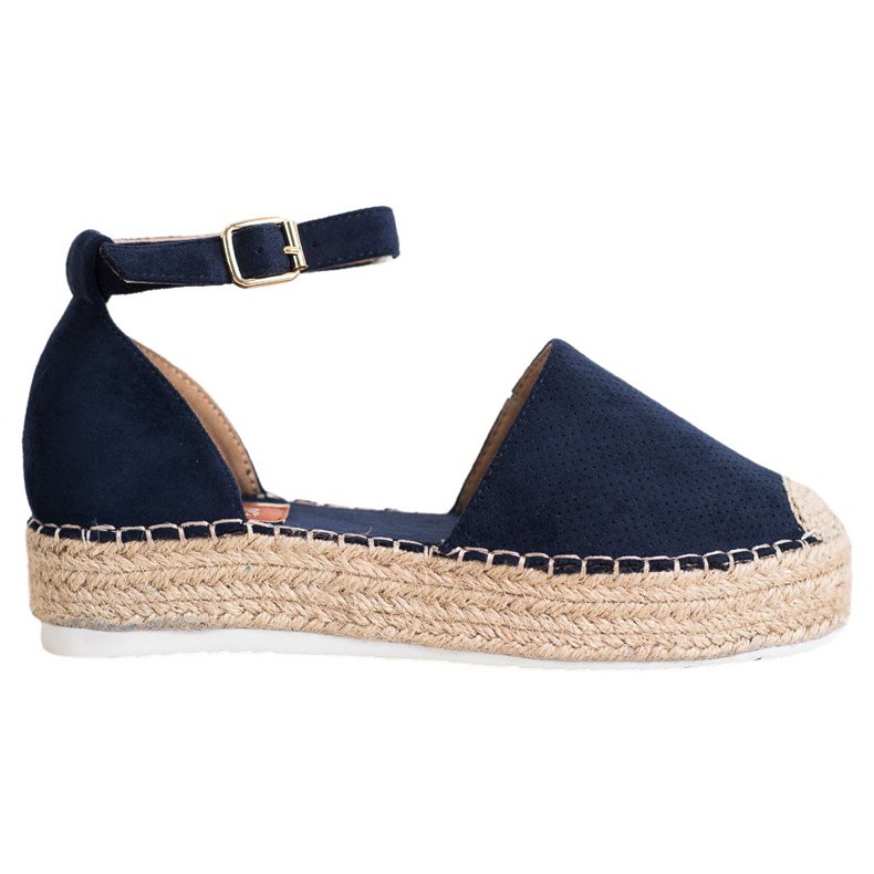 SHELOVET Espadrillas traforate blu
