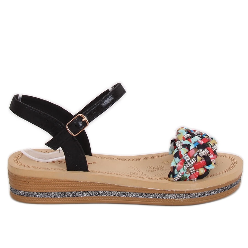 Sandali neri da donna CK151P Black nero