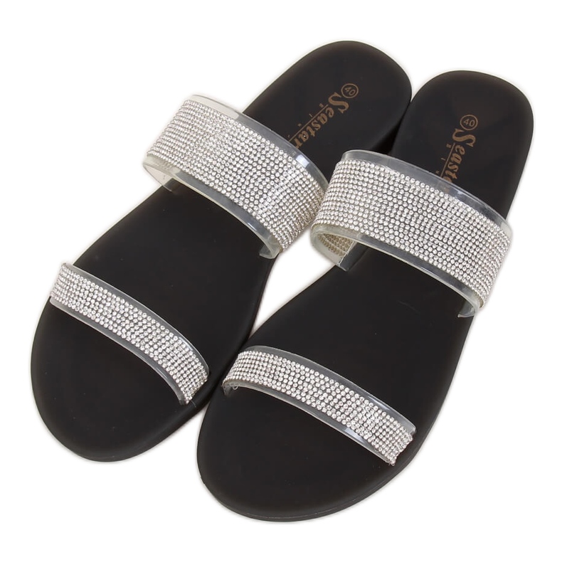 Infradito in silicone nero BG51 Black