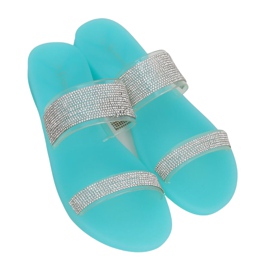 Infradito in silicone blu BG51 Blue