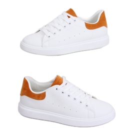 Sneakers da donna bianche LA85P Camel bianco