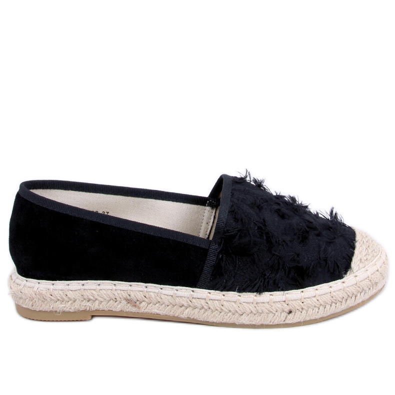 Espadrillas nere da donna BB29 Black nero
