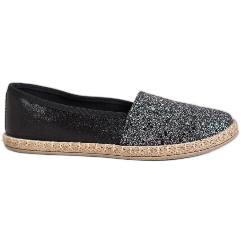 SHELOVET Slip lucidi nero grigio