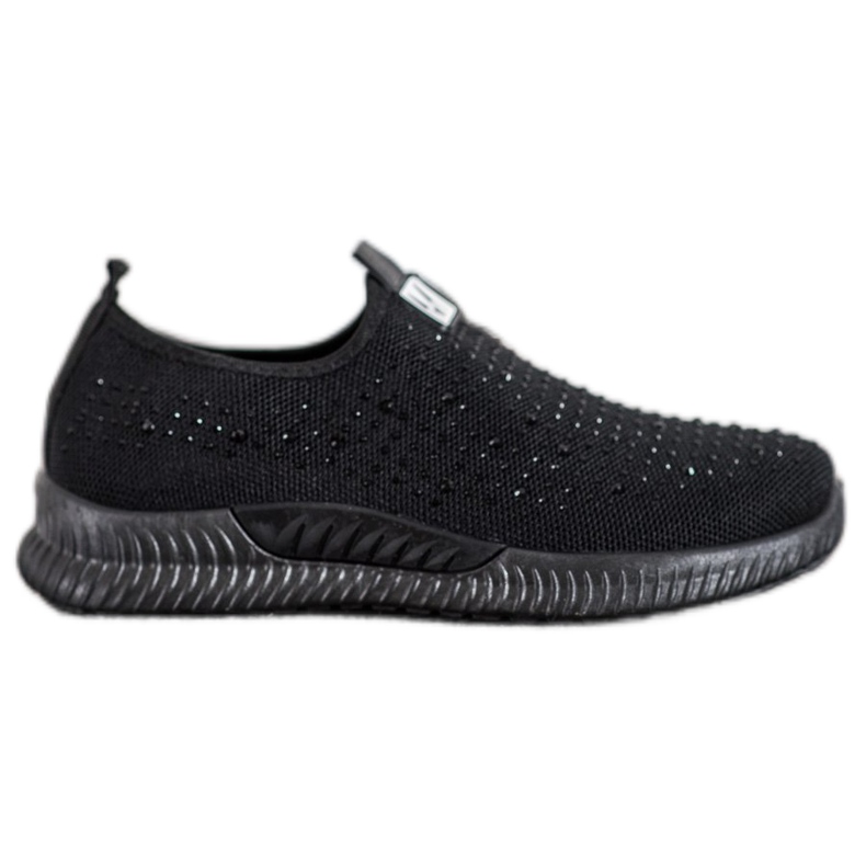 SHELOVET Slipon Con Cristalli nero