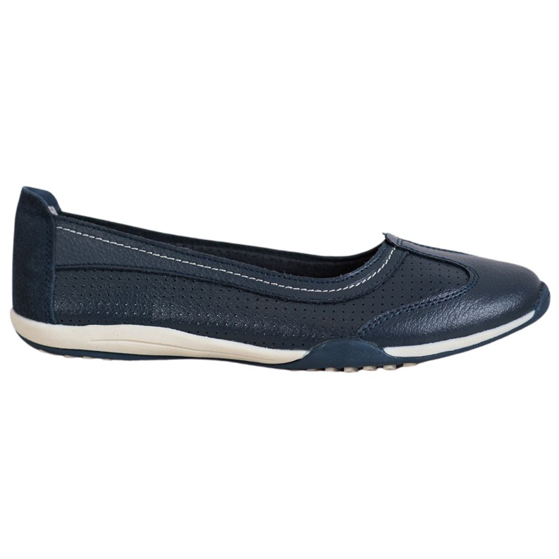 M.Daszyński Ballerina sportiva in pelle blu