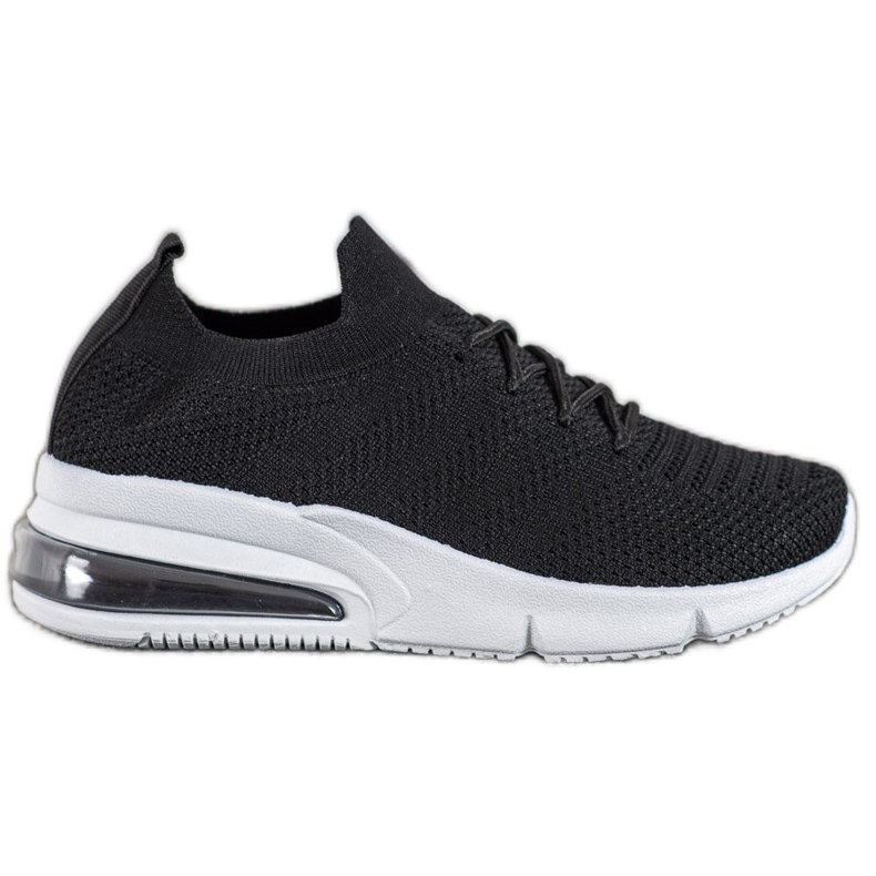 SHELOVET Sneakers nere in tessuto nero
