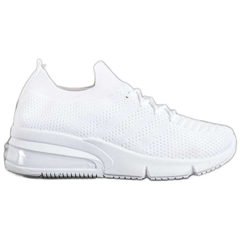 SHELOVET Sneakers bianche in tessuto bianca
