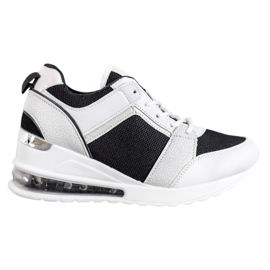Weide Sneakers con zeppa alla moda bianca nero