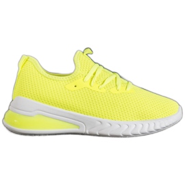 SHELOVET Sneakers in tessuto giallo