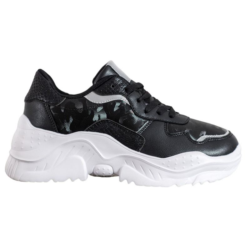 SHELOVET Scarpe da ginnastica leggere nero