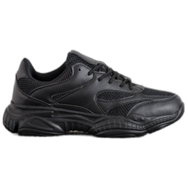 SHELOVET Scarpe da ginnastica nere chiare nero
