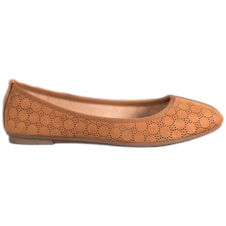 Fama Ballerine traforate marrone