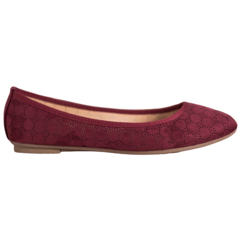 Fama Ballerine traforate rosso