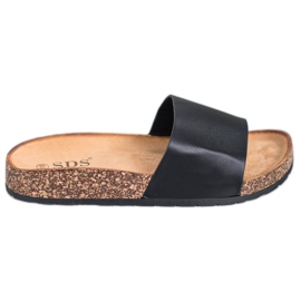 SDS Pantofole classiche nero
