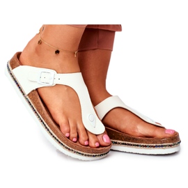 Infradito da donna Big Star White FF274631 bianco