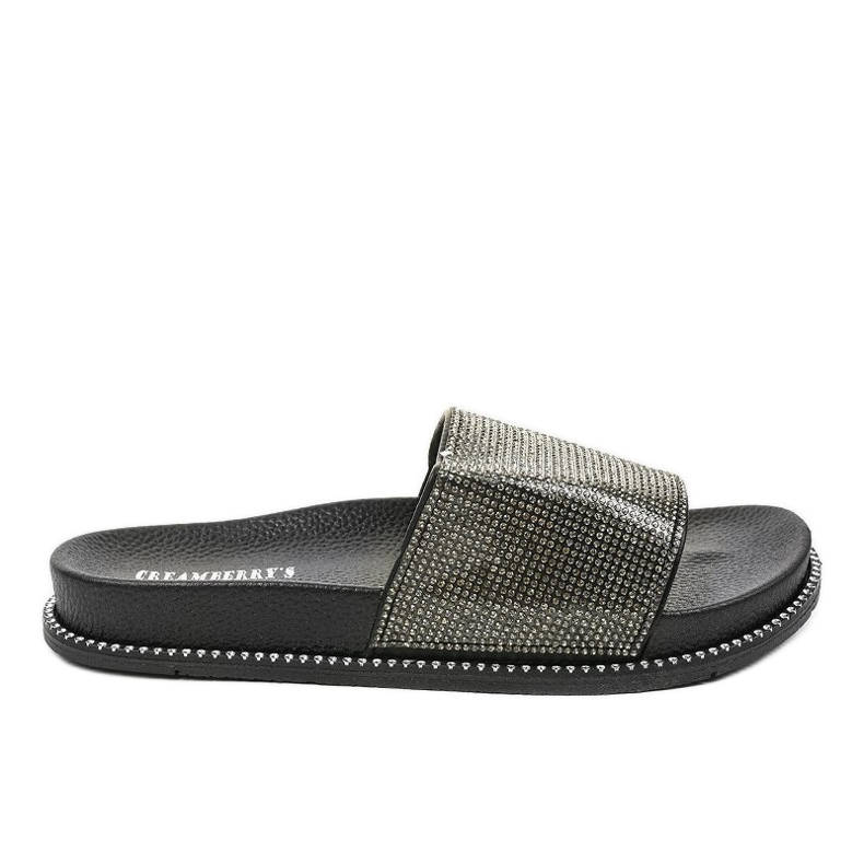 Pantofole nere lucide RL216 nero