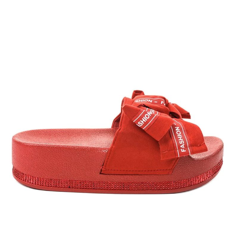 Pantofole rosse alla moda casual 218-207 rosso
