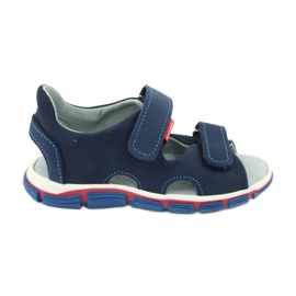Sandali con velcro Mazurek 314 blu scuro marina