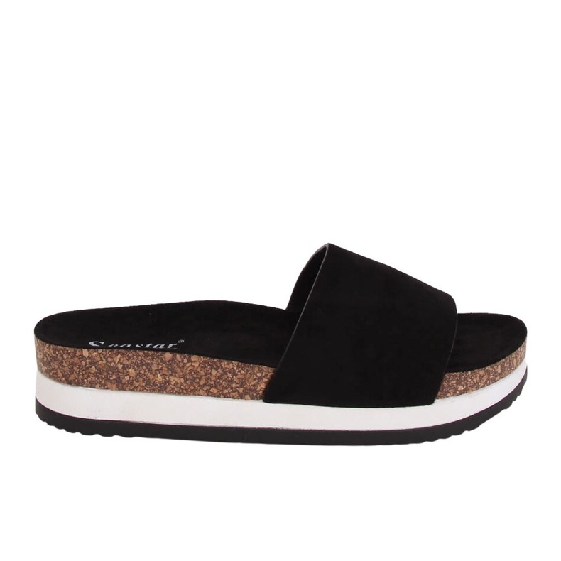 Pantofole nere da donna nere CK184P Black nero