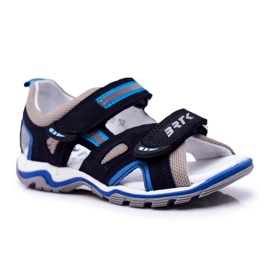 Bartek S.A. Sandali per bambini per ragazzi profilattici Bartek T-16176-7 / 0KP blu navy