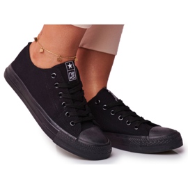Sneakers Donna Materiale Basso Nero Ecoma
