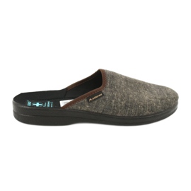 Pantofole da uomo Adanex 24618 grigio