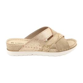 Comode ciabatte COMFORT INBLU SABBIA OF020 beige d'oro