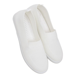 Sneakers bianche da donna ZK097 Bianco