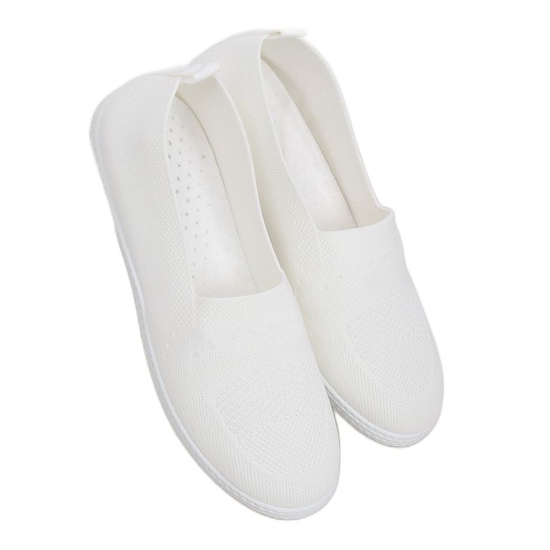 Sneakers bianche da donna ZK097 Bianco bianca