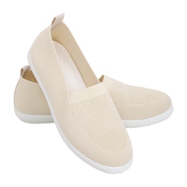 Sneakers beige da donna ZK097 Beige