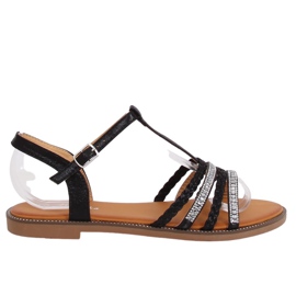 Sandali da donna neri S060123 Nero