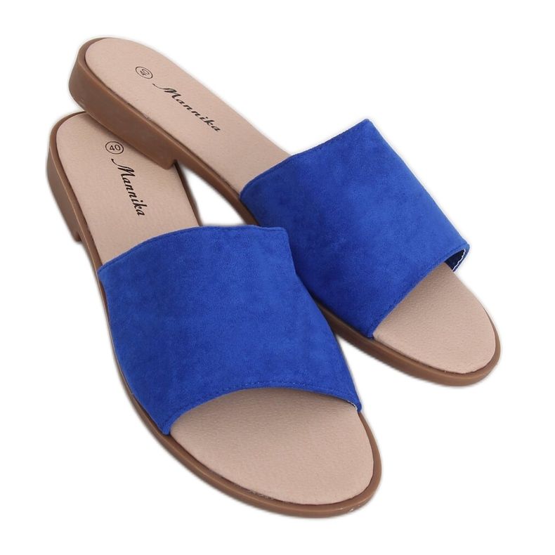 Pantofole donna cobalto WL1606 Royal Blue
