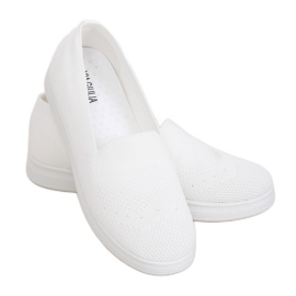 Sneakers bianche da donna ZK069 Bianco bianca