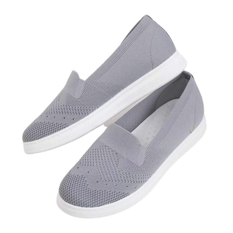 Grigio Sneakers grigie da donna ZK069 Grigio