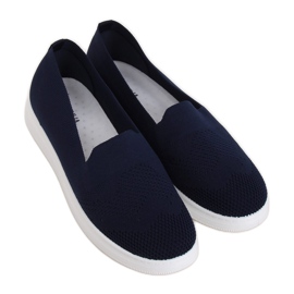 Sneakers blu navy ZK069 Blu