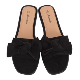 Pantofole nere da donna nere WL1607 Black nero