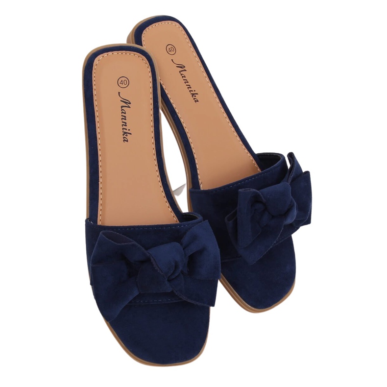 Pantofole da donna blu navy WL1607 Navy