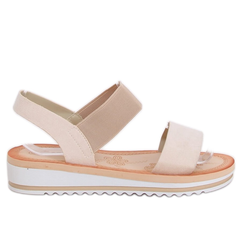 Sandali beige da donna E008 Beige