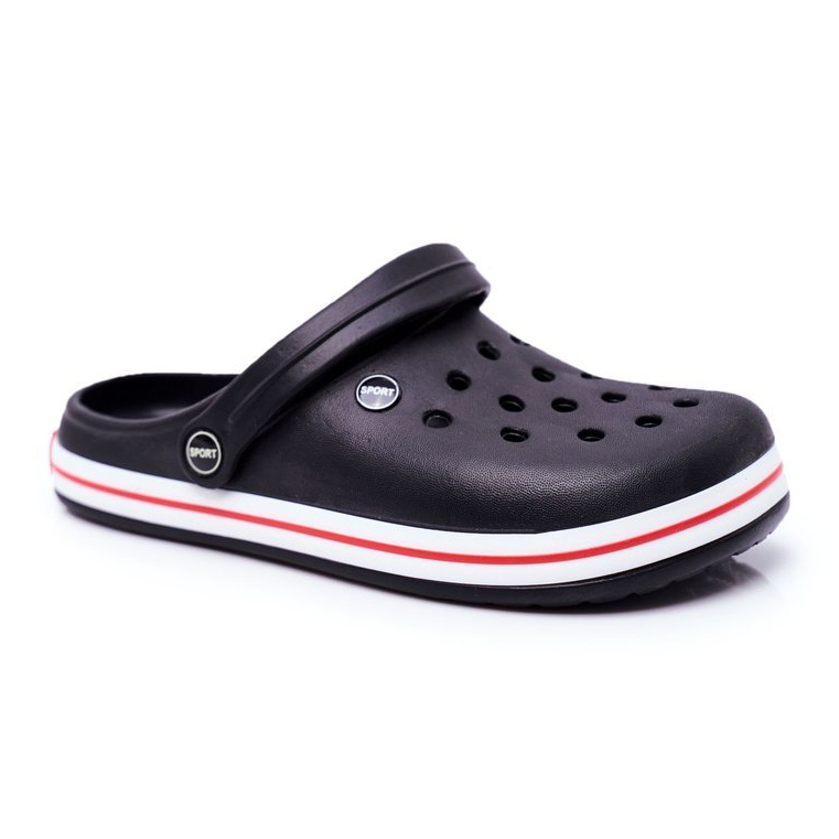 Ciabatte da uomo per la piscina Kroksy Pasipheme Black nero