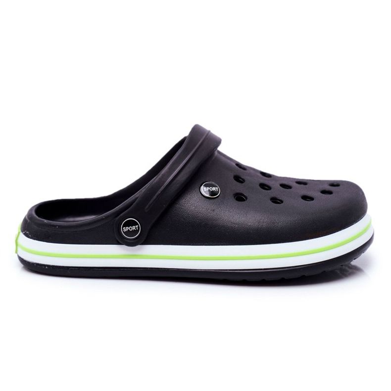 Ciabatte da uomo per la piscina Kroksy Pasipheme Black nero