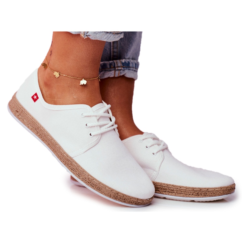 Espadrillas da donna Big Star Bianche FF276043 bianca