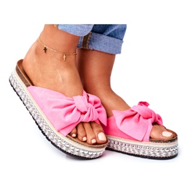 Pantofole Alte Donna Fucsia Mortigo rosa